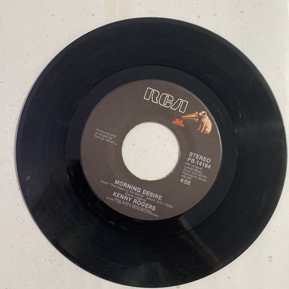Vintage kenny rogers 45 vinyl records lot - Picture 7 of 9